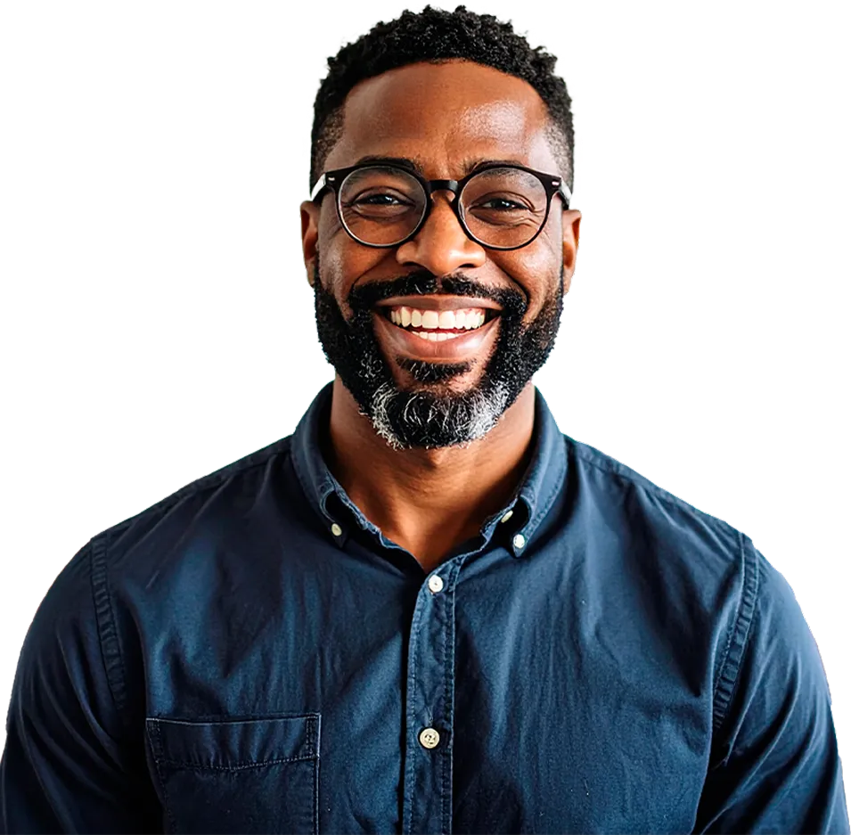 Ilustração de um professor representando o Professor Inspirador 2025